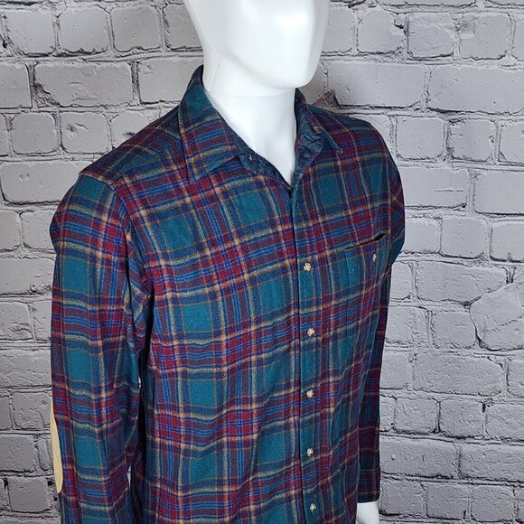 Pendleton Wool Vintage Plaid Button Shirt, Men's Medium Long - Picture 11 of 11